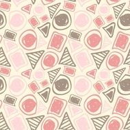 Vintage abstract seamless pattern N4