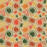 Vintage abstract seamless pattern N5