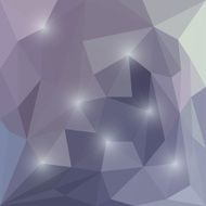 Abstract vector soft triangular geometric background with glaring lights