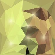 Abstract shining geometric polygonal triangular background with glaring lights