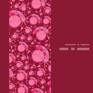 Vector ruby vertical frame seamless pattern background