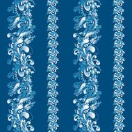 blue indian ornament