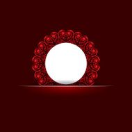 Valentine greeting with classic design stock vector