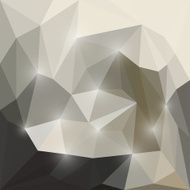 Abstract bright colored polygonal triangular background with glaring lights N10