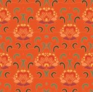 Seamless floral pattern in turkish style