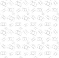 seamless pattern vintage camera vector eps10 N3