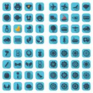 Flat concept set modern design flowers transport fashion kids N7