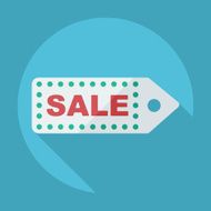 Flat modern design with shadow sale