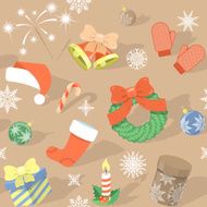 Christmas seamless pattern N89