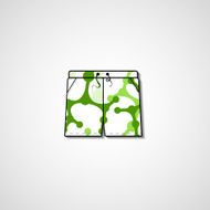Abstract illustration on shorts N13