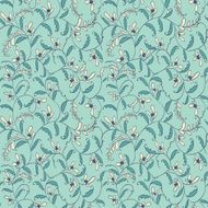 seamless line floral pattern N3