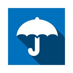 Umbrella icon great for any use Vector EPS10