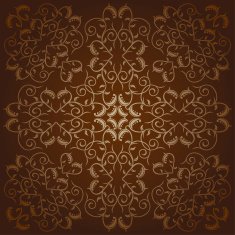 Flowers baroque background N3