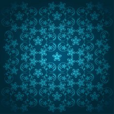 Flowers baroque background N4