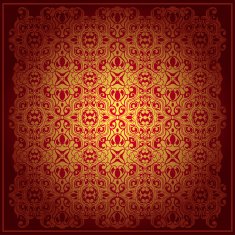 Abstract seamless baroque background