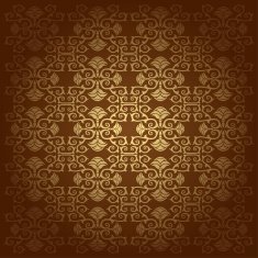 Flowers baroque background vector