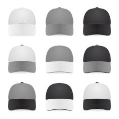 Two-color caps