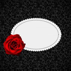 Beautiful Floral Cards with Realistic Rose Flowers Vector Illus N3