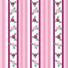 Floral pattern with roses on light background N2