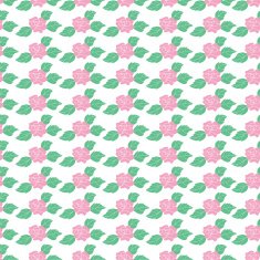 Floral pattern with roses on light background N5