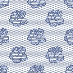Vintage lace background ornamental flowers Vector texture