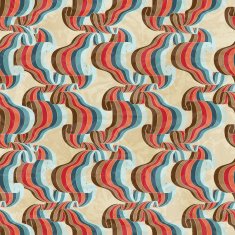 Seamless vintage stripes pattern on paper texture