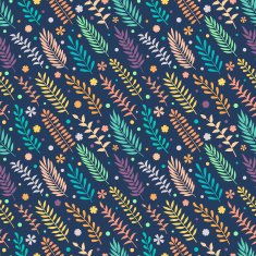Seamless pattern with leaves N31