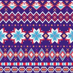 Ethnic striped seamless pattern N4