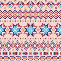 Ethnic striped seamless pattern N5