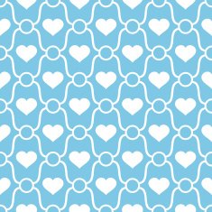 Abstract seamless pattern with hearts N3