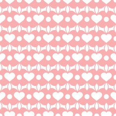 Abstract seamless pattern with hearts N4