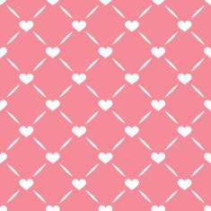 Abstract seamless pattern with hearts N5