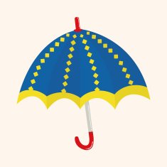 Umbrella theme elemets vector eps N94