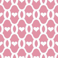 Abstract seamless pattern with hearts N8