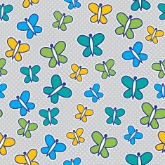 seamless pattern with butterflies N8