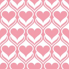 Abstract seamless pattern with hearts N10