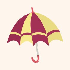 Umbrella theme elemets vector eps N107