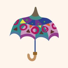 Umbrella theme elemets vector eps N113
