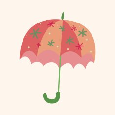 Umbrella theme elemets vector eps N115