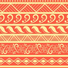 Tribal aztec seamless pattern N12