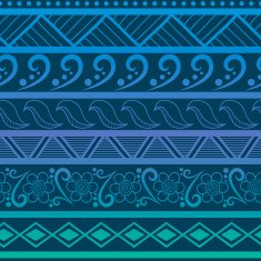 Tribal aztec seamless pattern N14