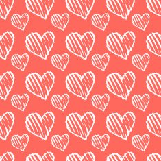Seamless pattern with hearts N34