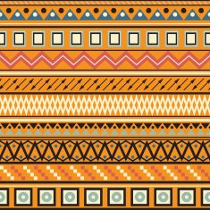 Tribal aztec seamless pattern N16