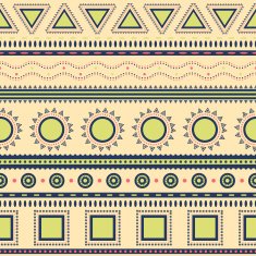 Tribal aztec seamless pattern N17