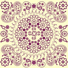 classic and ornate bandana ornamented background
