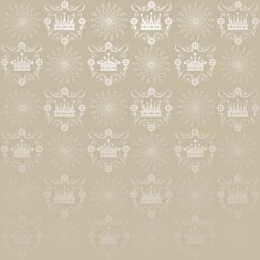 Damask Decorative Wallpaper Silver Color 2