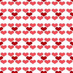 Simple seamless heart valentine background