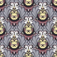 Seamless Ornate Pattern (Vector) N27