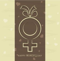 Women symbol for Happy Women's Day celebration