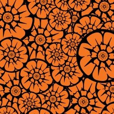 abstract floral pattern N39